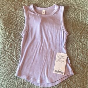 Lululemon Sleeveless Lavender Tank Top